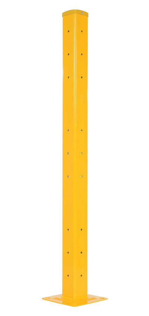 Rigid Tube Post 60 In Bolt-On Style Yellow
