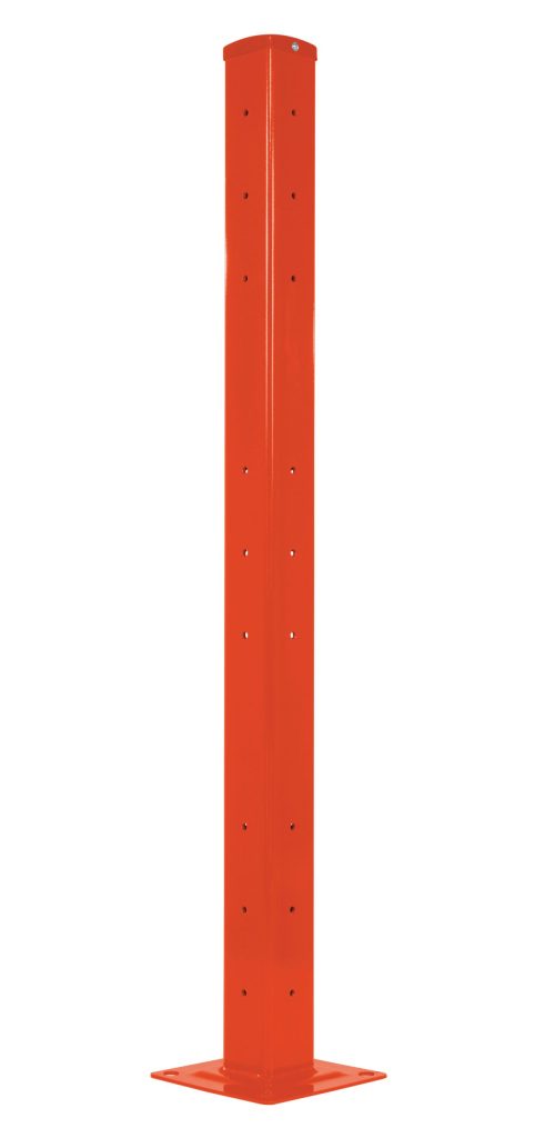Rigid Tube Post 60 In Bolt-On Style Orange