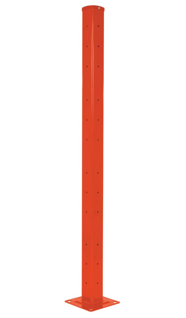 Rigid Tube Post 72 In Drop-In Style Orange