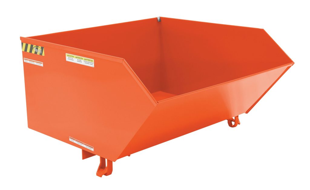 Low Profile Hopper Hd 1 Cu Yd-Orange