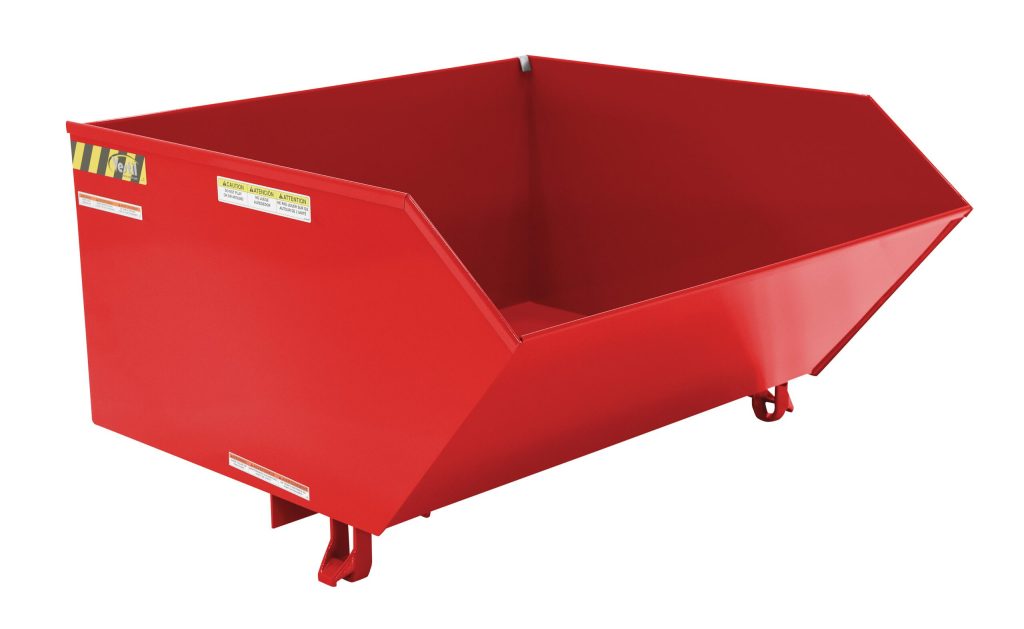Low Profile Hopper Hd 1 Cu Yd-Red