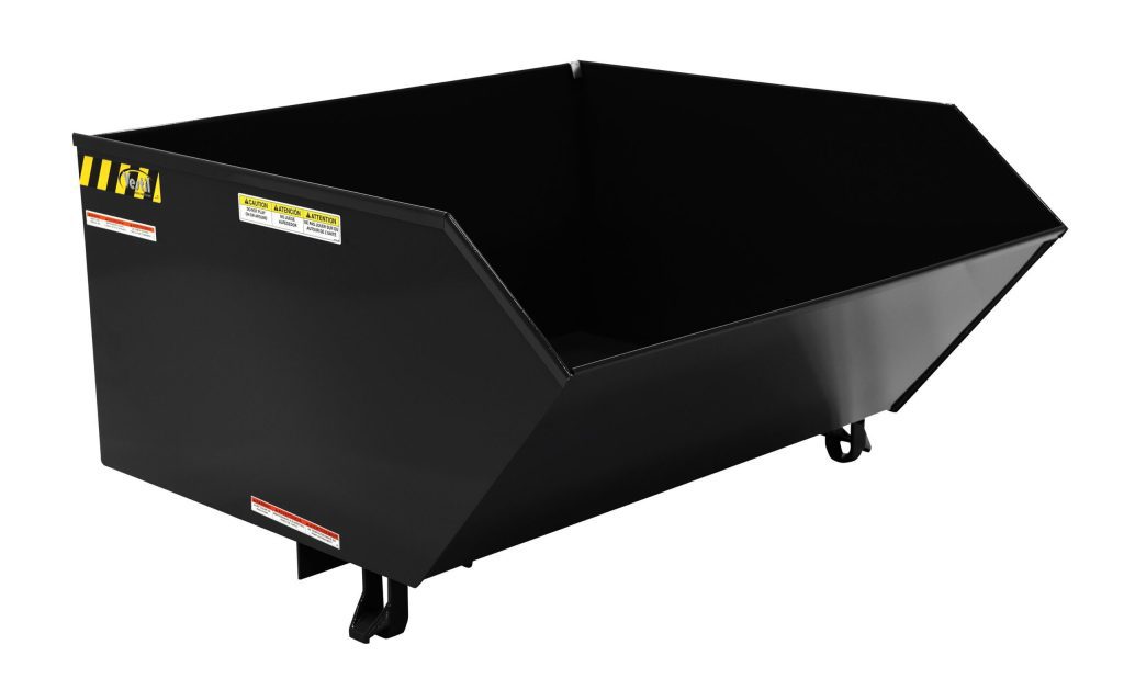 Low Profile Hopper Ld 1 Cu Yd-Hi Gloss Black