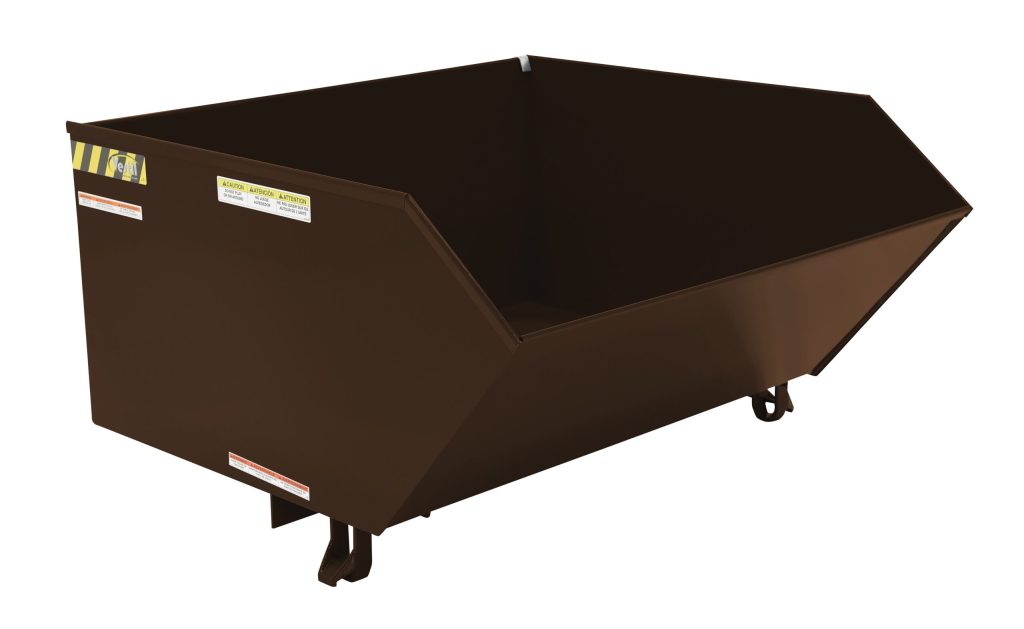 Low Profile Hopper Ld 1 Cu Yd-Earth Brown