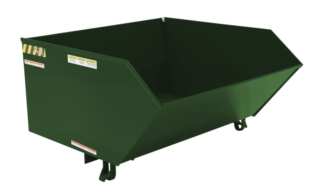 Low Profile Hopper Md 1 Cu Yd-Hunter Green