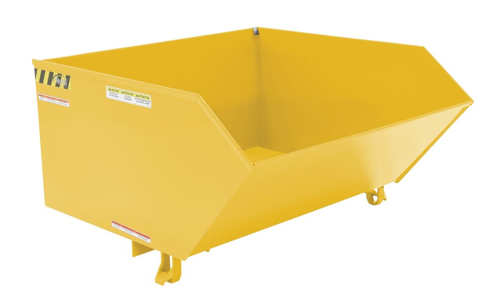 Low Profile Hopper Md 1 Cu Yd-Yellow
