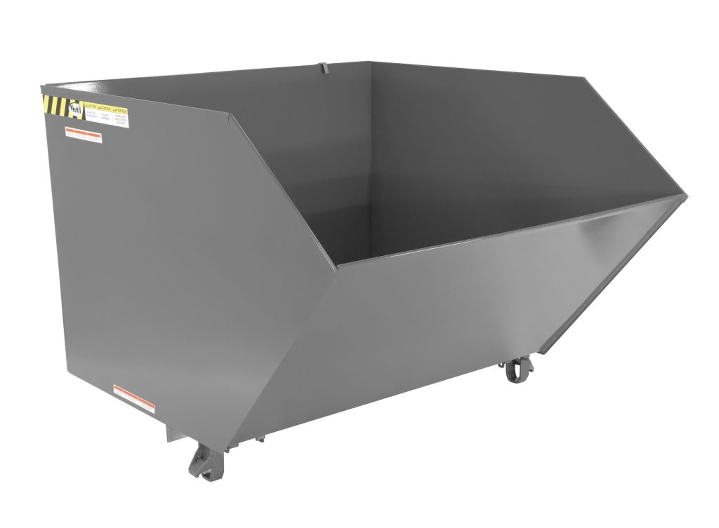Low Profile Hopper Hd 1.5 Cu Yd-Gray