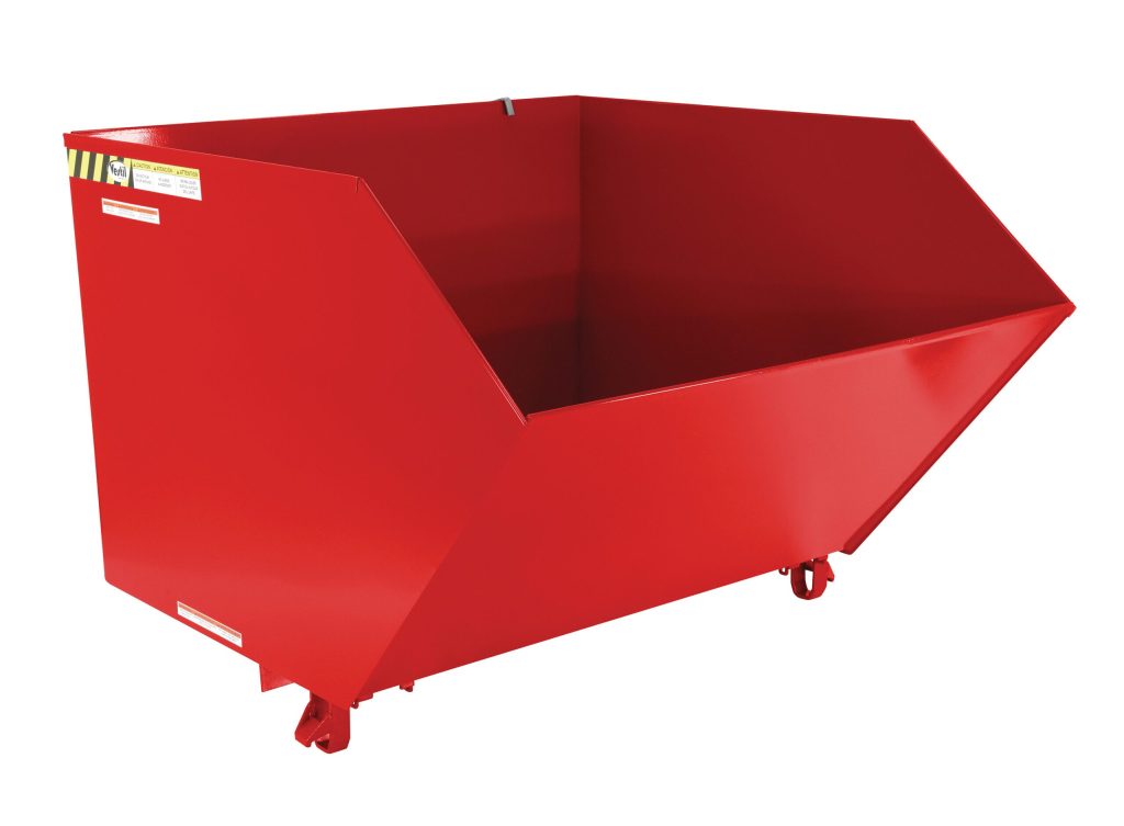Low Profile Hopper Hd 1.5 Cu Yd-Red