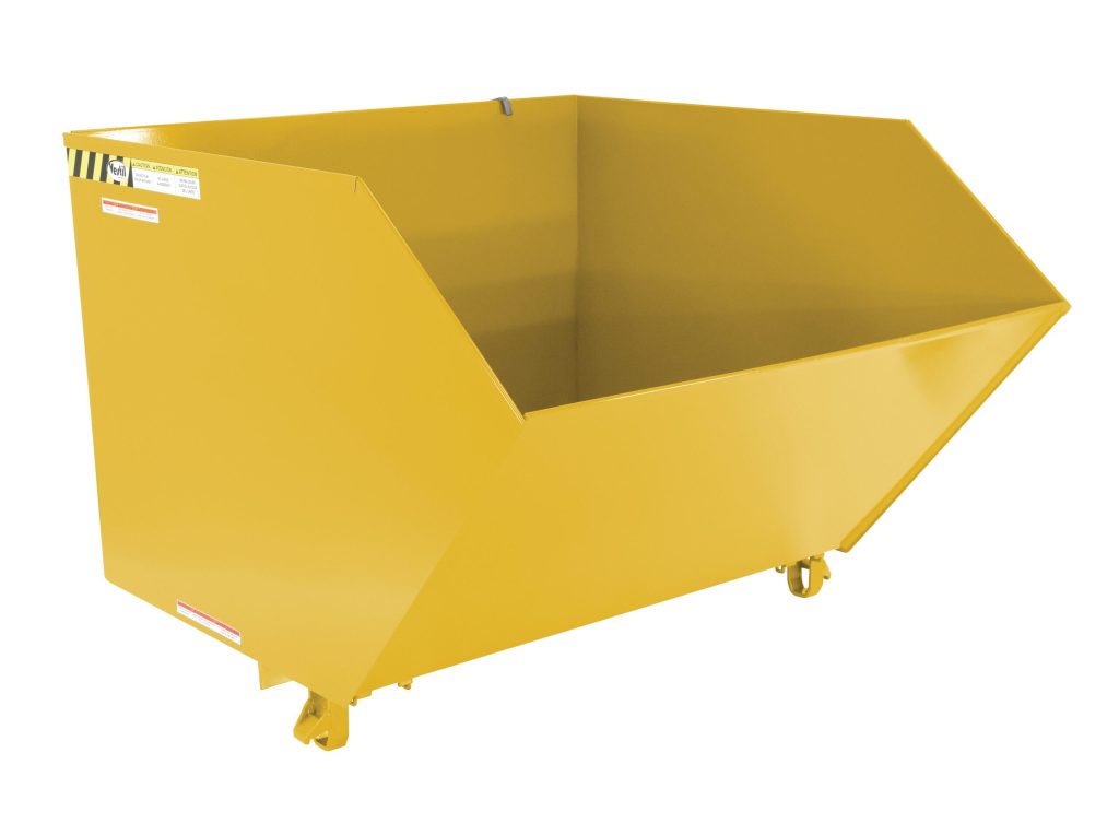 Low Profile Hopper Ld 1.5 Cu Yd-Yellow