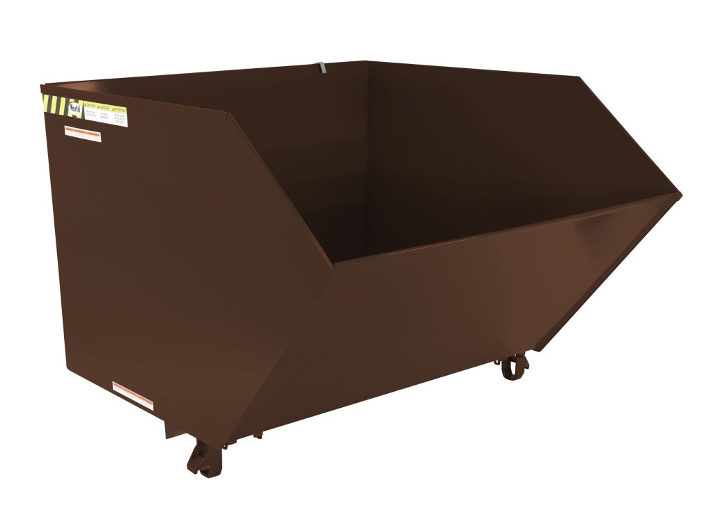 Low Profile Hopper Md 1.5 Cu Yd-Earth Brown
