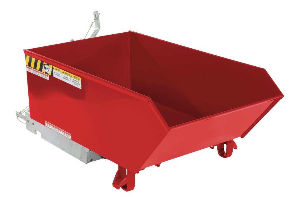 Low Profile Hopper Hd .25 Cu Yd-Red