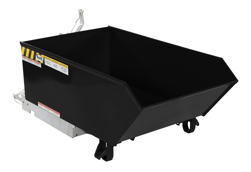 Low Profile Hopper Ld .25 Cu Yd-Semigloss Blk