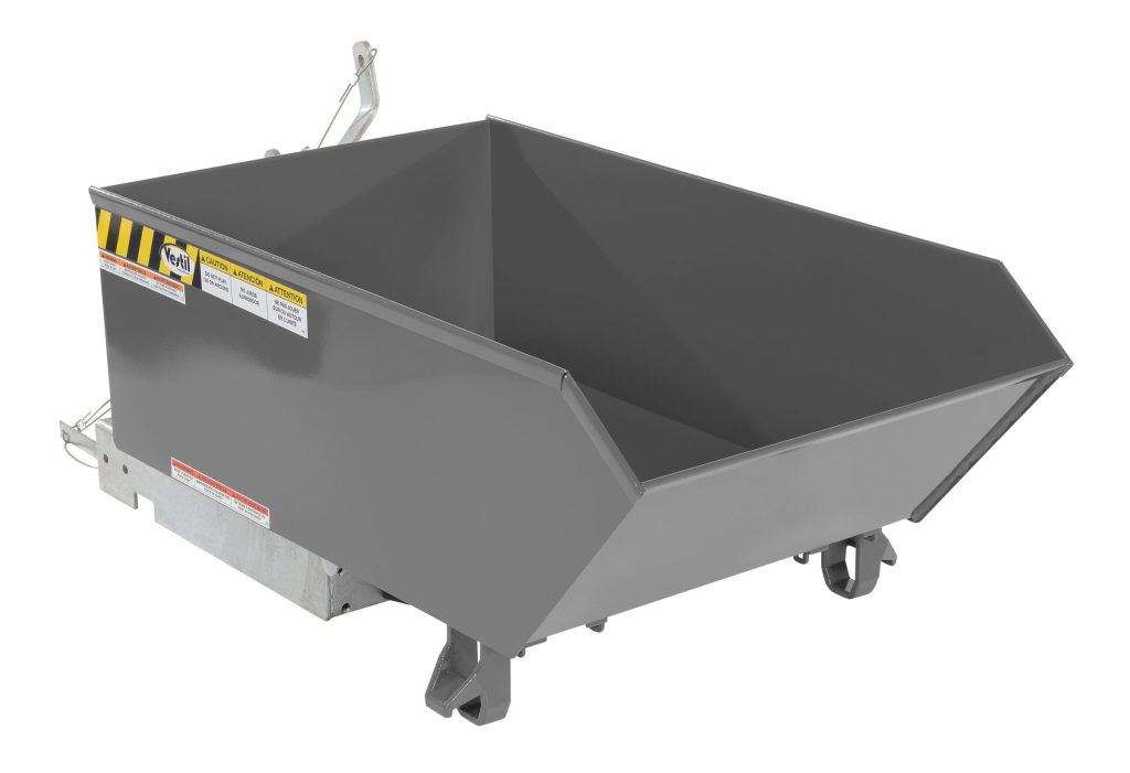 Low Profile Hopper Md .25 Cu Yd-Gray