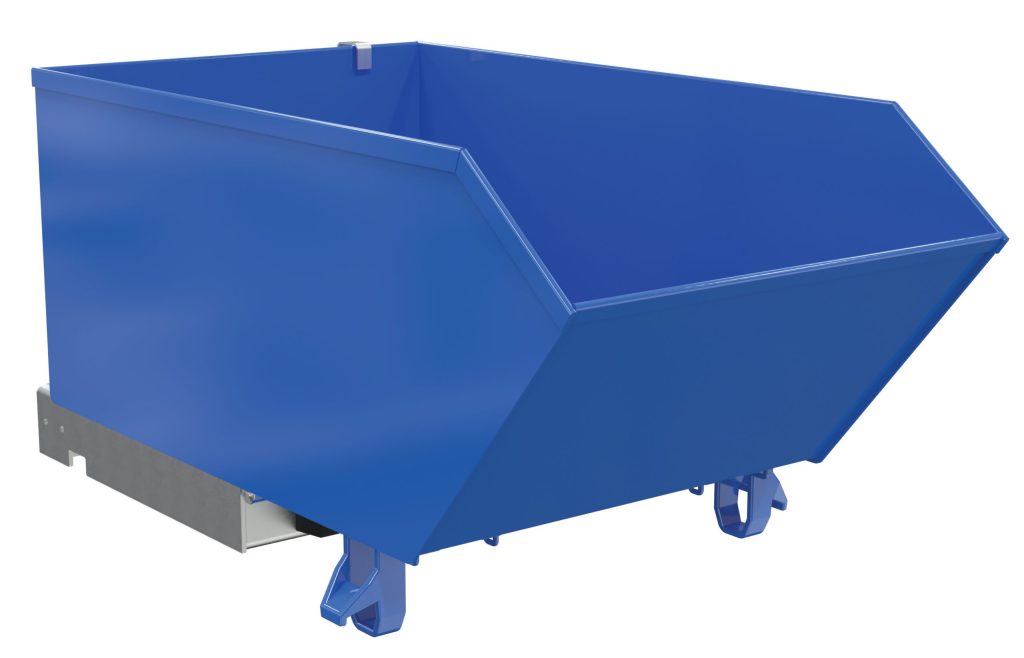 Low Profile Hopper Ld .33 Cubic Yard-Blue