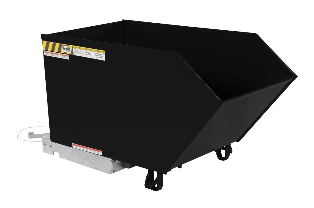 Low Profile Hopper Hd .50 Cu Yd-Semigloss Blk