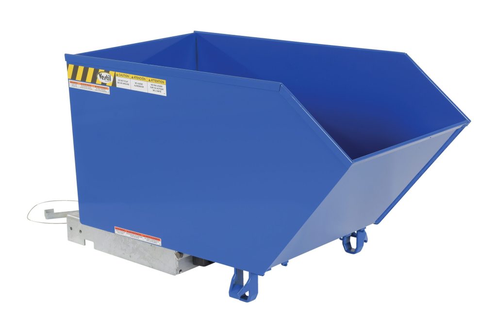 Low Profile Hopper Hd .50 Cu Yd-Blue