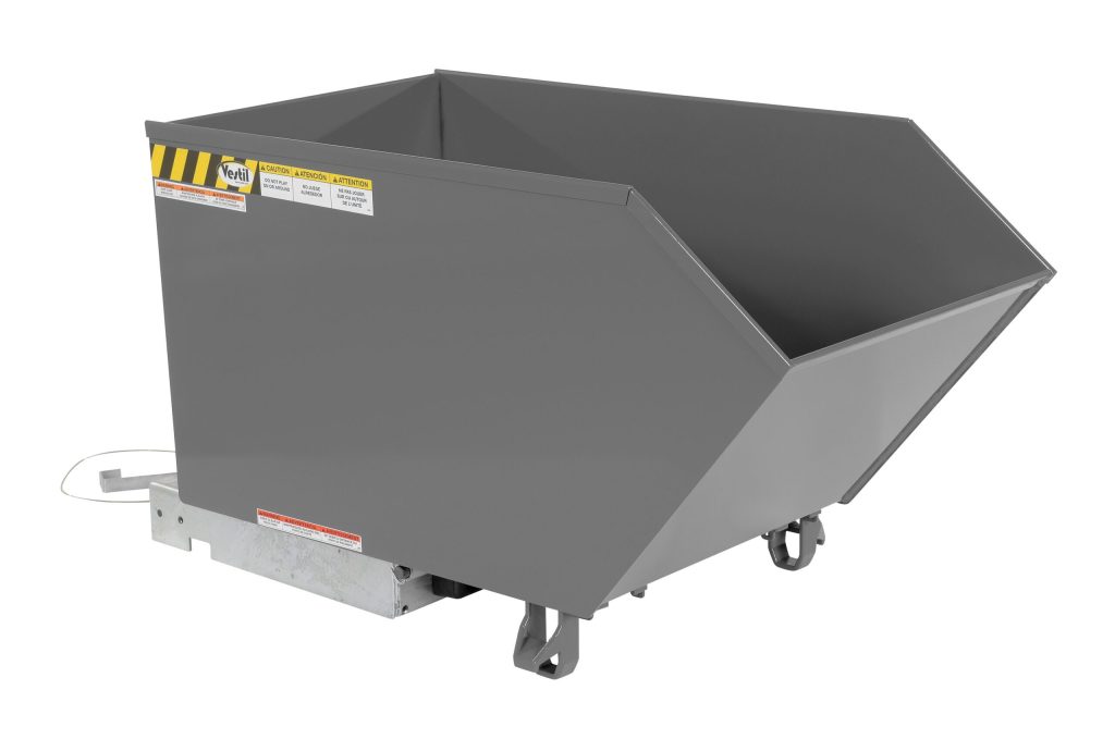 Low Profile Hopper Md .50 Cu Yd-Gray