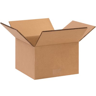 HD10106DW.jpg An open, empty MH-USA 10 x 10 x 6 double wall box with extended flaps showcases its corrugated brown texture. Perfect for shipping or storage, these durable boxes are sold in bundles of 15 to meet your packaging needs.