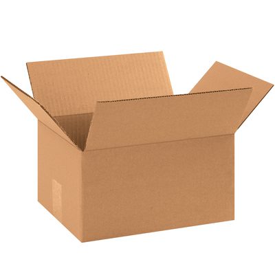 HD1186R.jpg An open, empty MH-USA 11 1/4 x 8 3/4 x 6 heavy-duty box with flaps extended outward. The brown cardboard exhibits a corrugated texture against a plain white background.