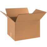The MH-USA 16 x 14 x 10 Double Wall Box, available in a practical bundle of 15, is shown open with outward flaps against a plain white background.