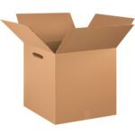 The MH-USA 18 x 18 x 18 Double Wall Boxes with Hand Holes provide a spacious, durable cardboard container option and are available in bundles of ten.