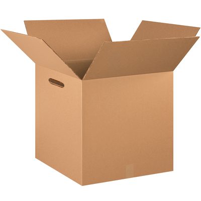 HD242424DWHH.jpg The MH-USA 24 x 24 x 24 Double Wall Boxes come in a bundle of ten, featuring extended flaps, hand holes, and are made from plain brown corrugated cardboard—ready for your packing needs.