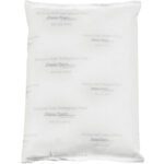 A 24 oz. white rectangular refrigeration gel pack, Tech Pack™ Moisture Safe by Polar Tech, measures 8 x 6 x 1 1/4 and features simple packaging with a light gray logo and text.