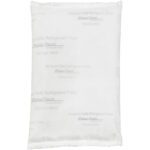 The 6 1/2 x 4 x 3/4 white pack has light gray text: Moisture Safe Refrigerant Pack and Polar Tech. This rectangular, padded, 8 oz. Tech Pack™ is crucial for shipping items cool and is sold in a convenient (72 Case/Skid) packaging.
