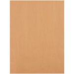 This 18 x 24 - 60 lb. indented kraft paper sheet in light brown, ideal for creative projects, offers a subtle texture.