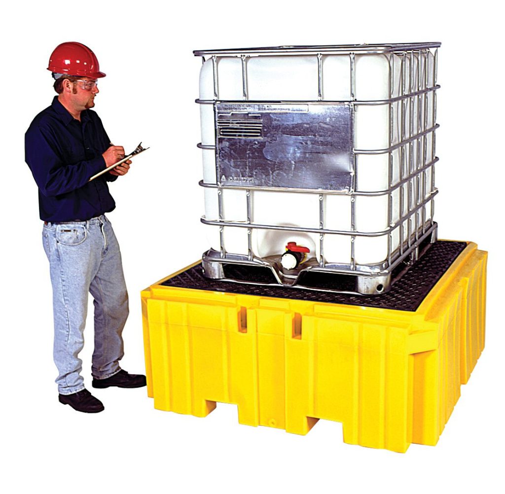 Spill Containment Pallet-1 Ibc W/Drain