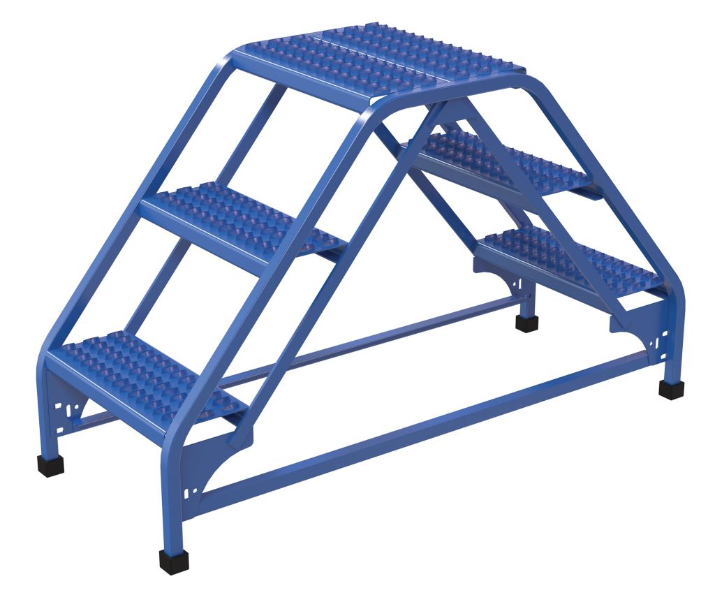 Double Sided Ladder 3 Step 19.3125W Grip