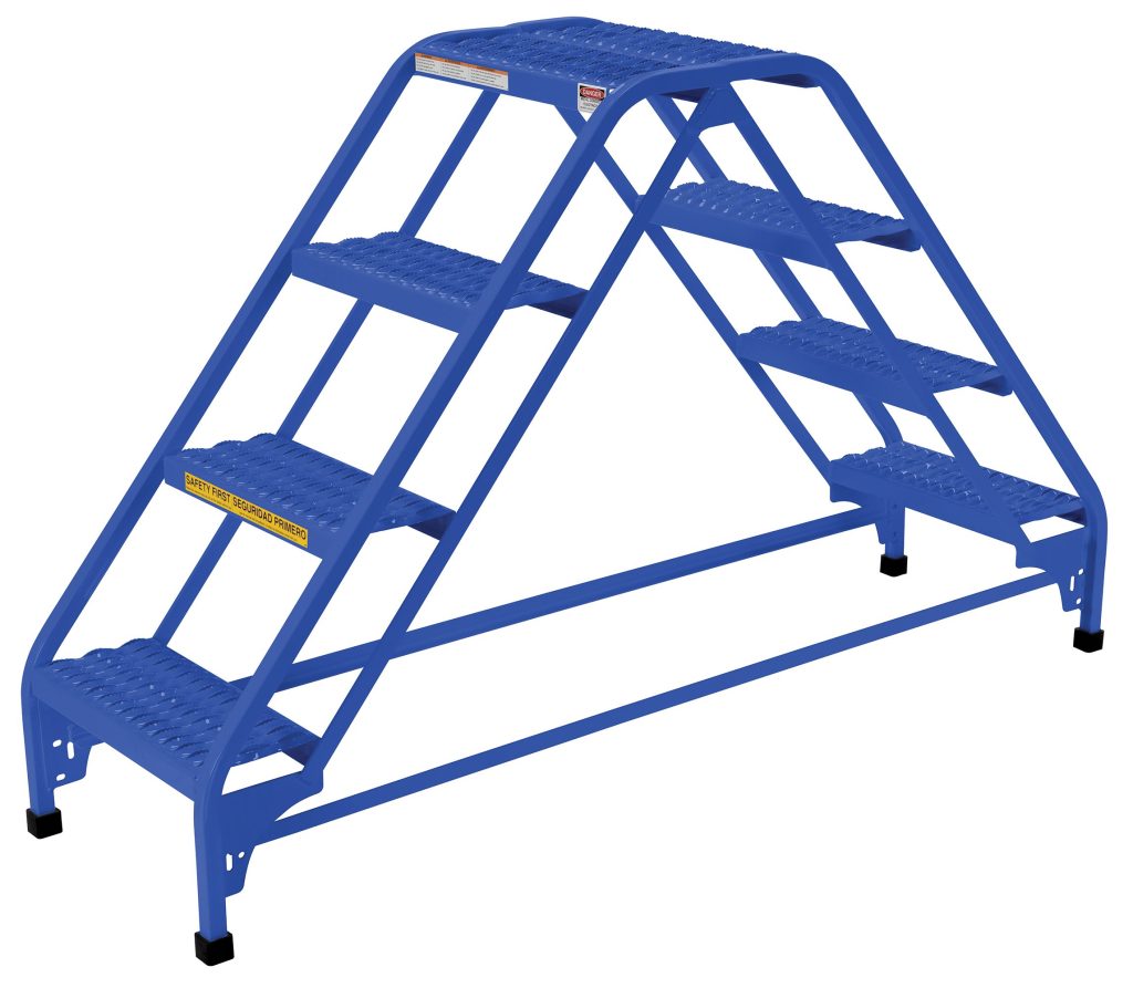 Double Sided Ladder 4 Step 19.3125W Grip