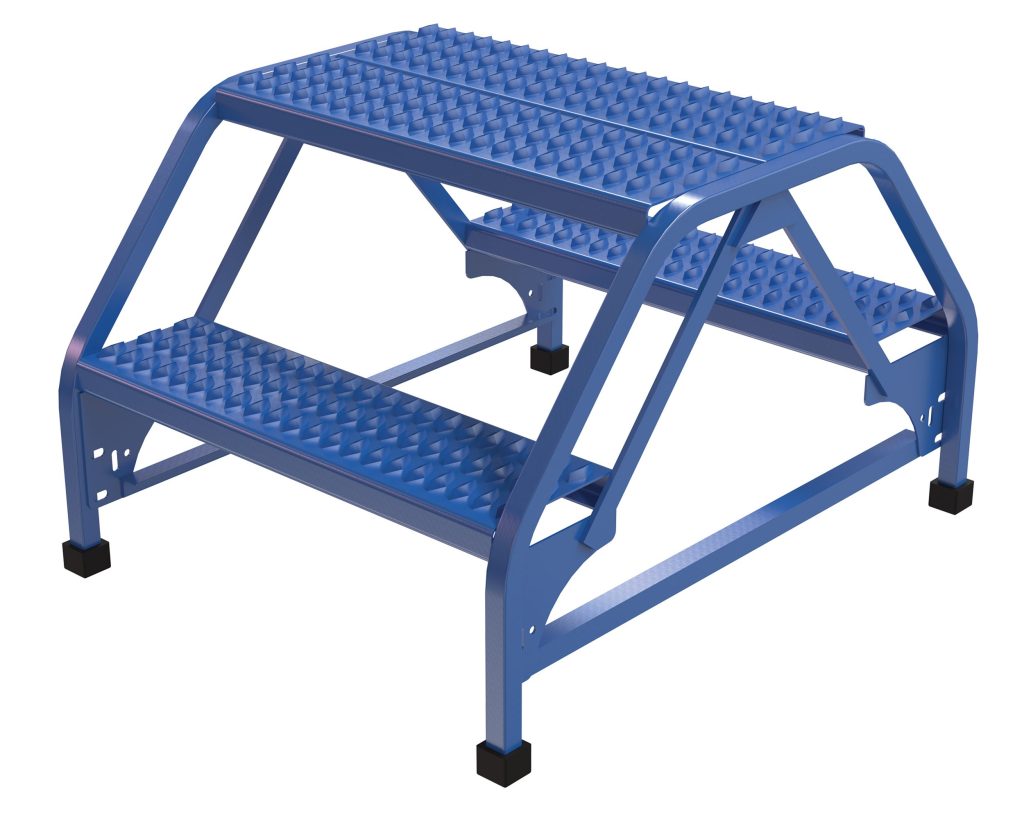 Double Sided Ladder 2 Step 26.0625W Grip