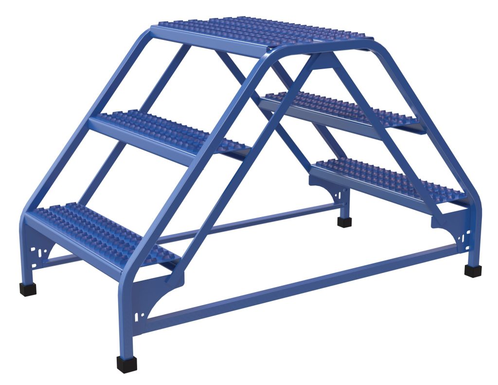Double Sided Ladder 3 Step 26.0625W Grip