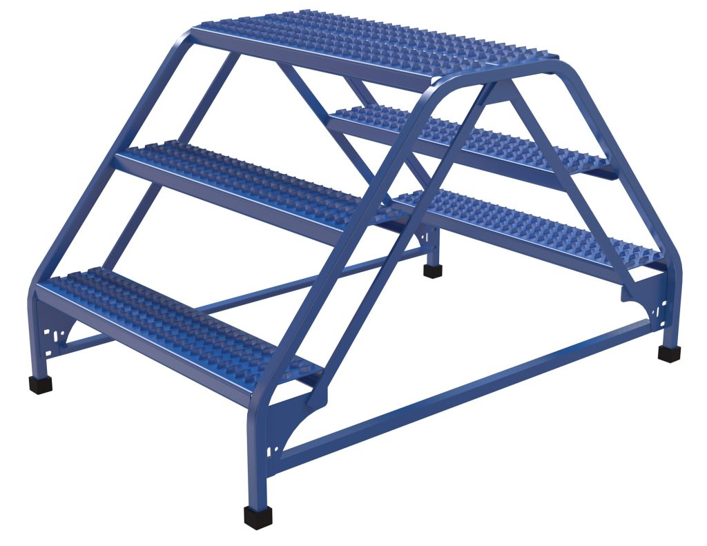 Double Sided Ladder 3 Step 32.75W Grip