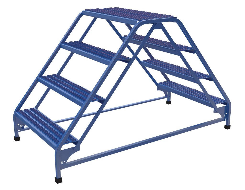 Double Sided Ladder 4 Step 32.75W Grip