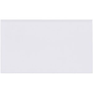 A plain, featureless white envelope complements the sleek design of 3 x 5 Open-Edge™ Plastic Label Holders (50/Case), effortlessly organizing any workspace.