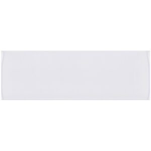 A rectangular slab of light gray material, perhaps a tile or panel, rests on a white background. Its smooth finish resembles 2 x 6 Hol-Dex® Self-Adhesive Plastic Label Holders (12/Case), known for easy organization.
