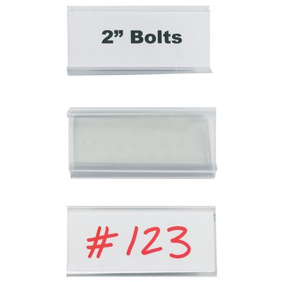 Wire-Rac Snap-On Label Holders