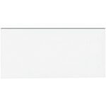 A plain white envelope on a white background mirrors the simplicity of MH-USA 1 x 2 White Warehouse Labels - Magnetic Strips (25/Case). The closed, unmarked shape evokes the sleek design of these organized storage solutions.