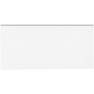 A plain white envelope on a white background mirrors the simplicity of MH-USA 1 x 2 White Warehouse Labels - Magnetic Strips (25/Case). The closed, unmarked shape evokes the sleek design of these organized storage solutions.