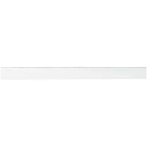 A long, narrow white strip, like the MH-USA 1 x 12 Warehouse Labels - Magnetic Strips (25/Case), seamlessly blends into a plain white background.