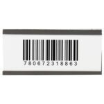 The MH-USA 2 x 4 Magnetic C-Channel Cardholders (25/Case) feature a rectangular label with a black barcode on white. Below the barcode, 780672318863 is prominently displayed, enclosed by thin black borders at the top and bottom.