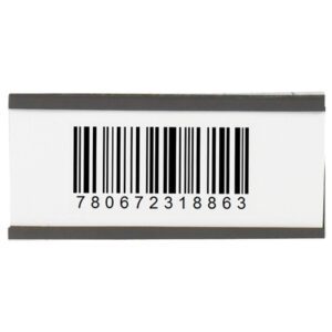 The MH-USA 2 x 4 Magnetic C-Channel Cardholders (25/Case) feature a rectangular label with a black barcode on white. Below the barcode, 780672318863 is prominently displayed, enclosed by thin black borders at the top and bottom.