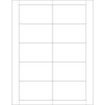A blank 3x3 grid layout on a white background with thin borders offers a sleek way to organize content or display MH-USA 2 x 3 1/2 Vinyl Envelope Insert Cards (500/Case).
