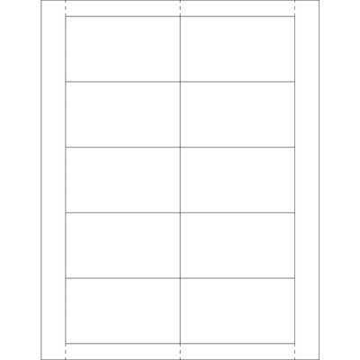 LH225.jpg A blank 3x3 grid layout on a white background with thin borders offers a sleek way to organize content or display MH-USA 2 x 3 1/2 Vinyl Envelope Insert Cards (500/Case).