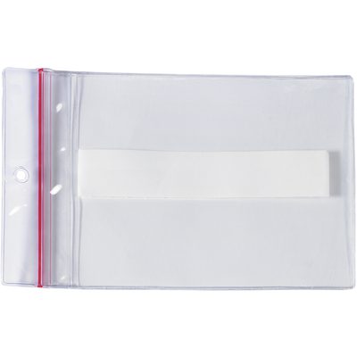 4 x 6" Super-Scan® Press-On Vinyl Envelopes - Reclosable (25/Case)