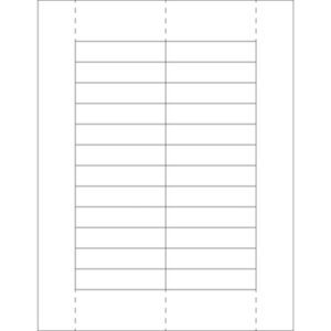 The unfolded envelope template has rectangular flaps on the sides and top. The center area resembles MH-USA 11/16 x 3 Plastic Label Holder Insert Cards (1,200/Case) with horizontal lines dividing sections. Dotted lines mark fold areas on the template.