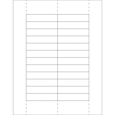 LH242.jpg The unfolded envelope template has rectangular flaps on the sides and top. The center area resembles MH-USA 11/16 x 3 Plastic Label Holder Insert Cards (1,200/Case) with horizontal lines dividing sections. Dotted lines mark fold areas on the template.