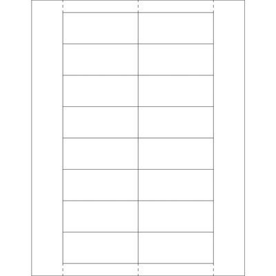 LH251.jpg Centered on a white background, a blank grid table with 4 columns and 12 rows is ideal for organizing MH-USA 1 1/4 x 3 Plastic Label Holder Insert Cards (800/Case).
