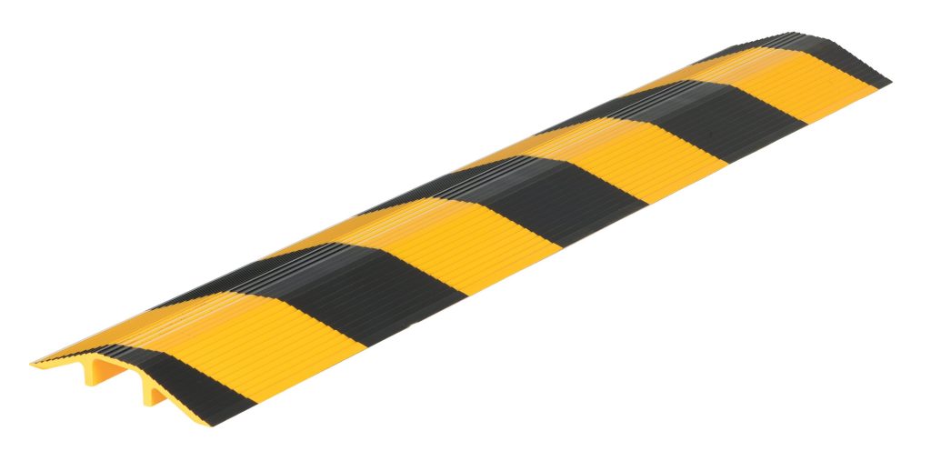 Vestil Alum Hose/Cable Crossover 48 In Yel/Blk